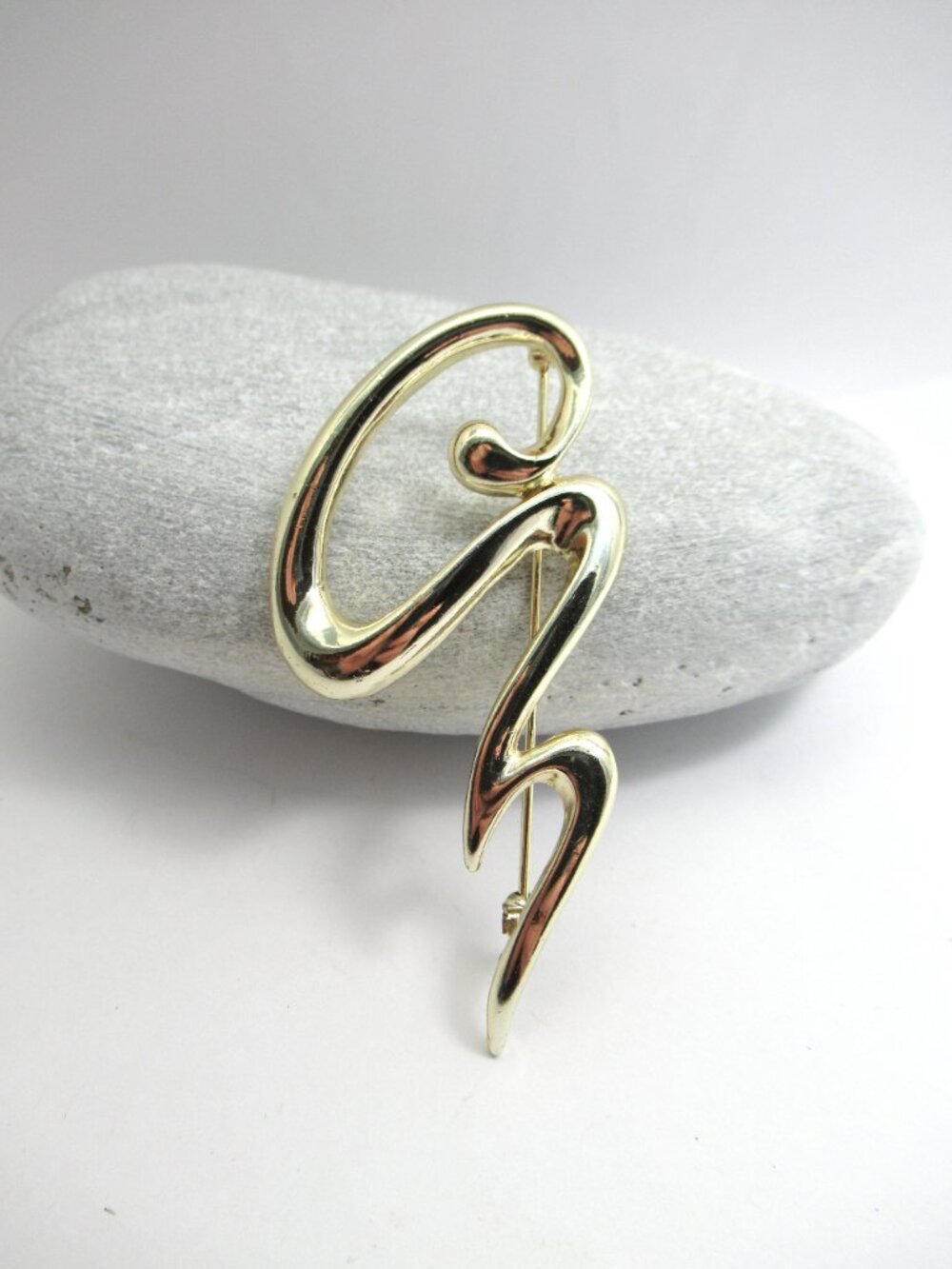 Squiggle Brooch